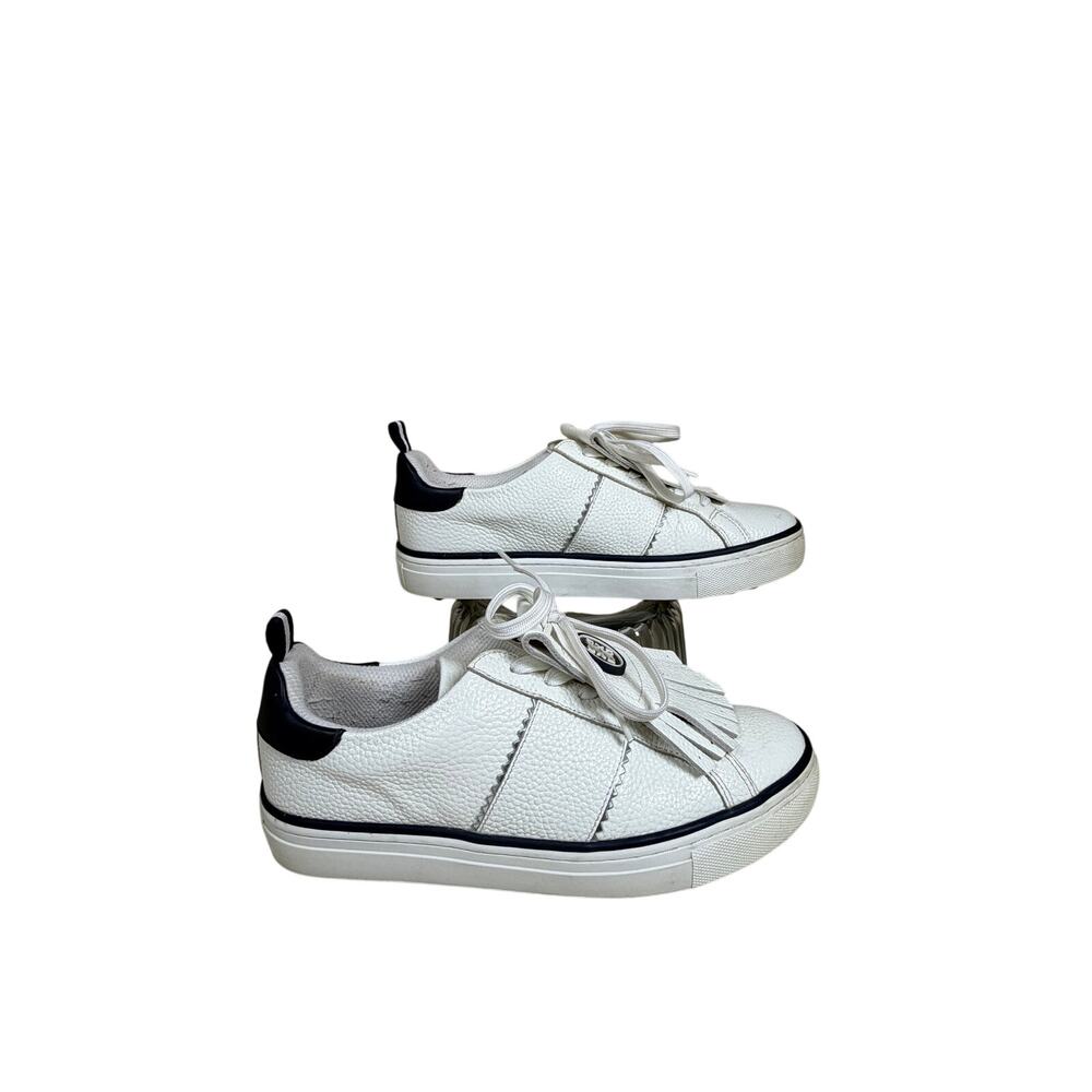 G/FORE Kiltie Disruptor Golf White Blue Leather Shoes Women Size 10.5 EUC